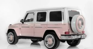 مرسدس جی‌کلاس صورتی؛ لوکس‌ترین تفسیر کارلکس دیزاین