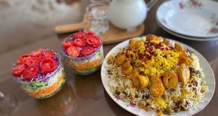 طرز تهیه رنگین پلو مجلسی؛ آموزش ۴ مدل خوش‌رنگ و خوشمزه