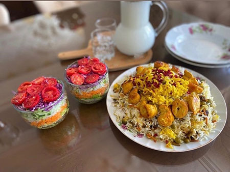 طرز تهیه رنگین پلو مجلسی؛ آموزش ۴ مدل خوش‌رنگ و خوشمزه